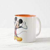MickyMouse Zweifarbige Tasse (VorderseiteRechts)