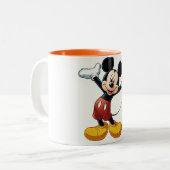 MickyMouse Zweifarbige Tasse (Vorderseite Links)