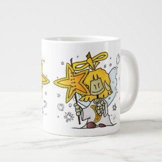 Micol - der fröhliche Sternenengel Lendenkissen Jumbo-Tasse