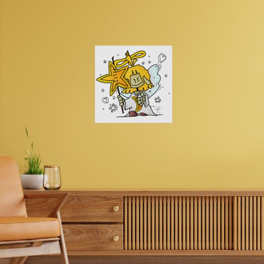 Micol - der fröhliche Sternenengel Poster (Wohnzimmer 2)