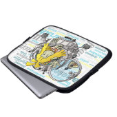 Micol - Ufo / Laptopschutzhülle (Vorne Knopf)