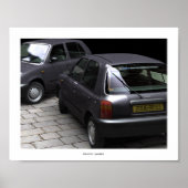 MICRA CAR STUDIE 1 Computer Art Poster (Vorne)