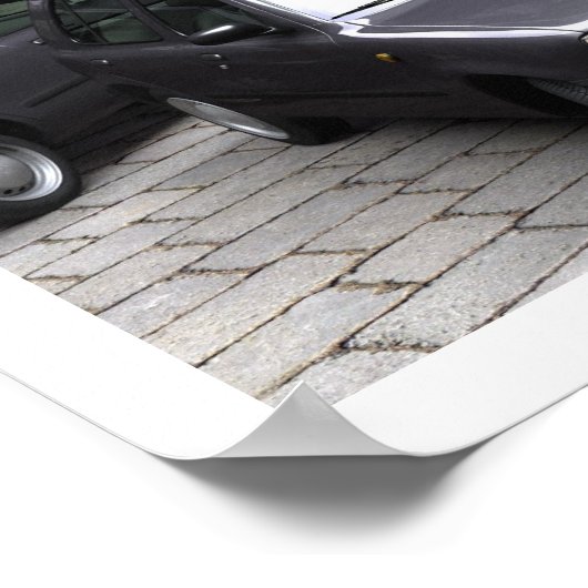 MICRA CAR STUDIE 3 Computer Art Poster (Ecke)