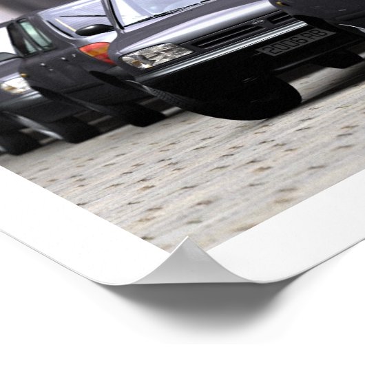 MICRA CAR STUDY 4 Computer Art Poster (Ecke)