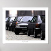 MICRA CAR STUDY 4 Computer Art Poster (Vorne)