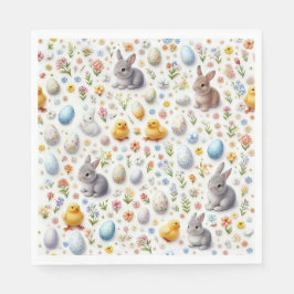 Micro Ditsy Easter Luncheon Napkins Serviette