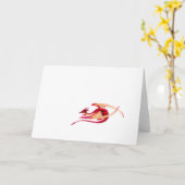 Micro Dragon Grußkarte! Karte (Gelbe Blume)