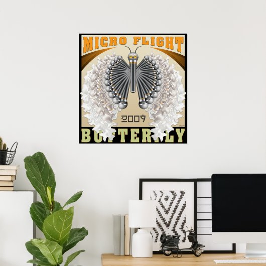 Micro Flight Butterfly Poster (Heimbüro)