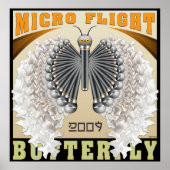 Micro Flight Butterfly Poster (Vorne)