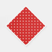 Micro Hearts Serviette (Ecke)