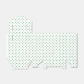 Micro Hearts Sommer Grün - Weiß Geschenkschachtel (Ungefaltet)