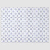 Micro Hearts True Blue - Weiß Seidenpapier (Vorderseite)