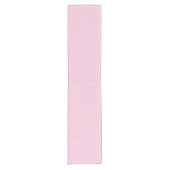 Micro Polka Dot White - Light Pink Kurzer Tischläufer (Vorderseite)