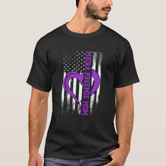 Micro Preemie Nicu Junge Mutter erfolgreich Frühge T-Shirt (Vorderseite)