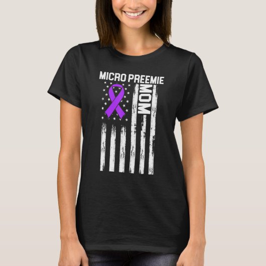 Micro Preemie Nicu Junge Mutter Gesunde Frühgeburt T-Shirt (Vorderseite)