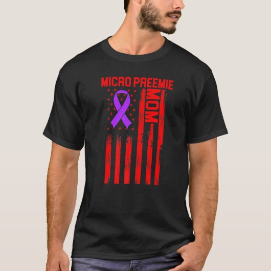 Micro Preemie Nicu Junge Mutter Gesunde Frühgeburt T-Shirt (Vorderseite)