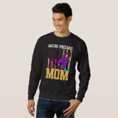 Micro Preemie NICU Junge Mutter Inspiriere Frühgeb Sweatshirt (Vorne ganz)