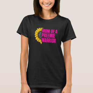 Micro Preemie Nicu Junge Mutter Sonnenblumen Frühb T-Shirt