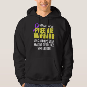 Micro Preemie Nicu Mommy Warrior Frühgeburt N Hoodie