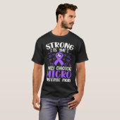 Micro Preemie NICU New Mom Awareness Strong Premat T-Shirt (Vorne ganz)