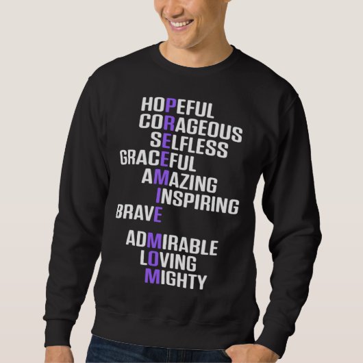 Micro Preemie NICU New Mom Dad Amazing Premature B Sweatshirt (Vorderseite)