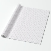 Micro Stars Soft Lilac - Weiß Geschenkpapier (Ungerollt)