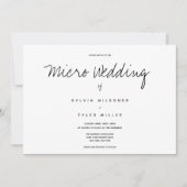 Micro Wedding Foto Horizontal Wedding (Vorderseite)