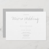 Micro Wedding White Gray Horizontal (Vorne/Hinten)