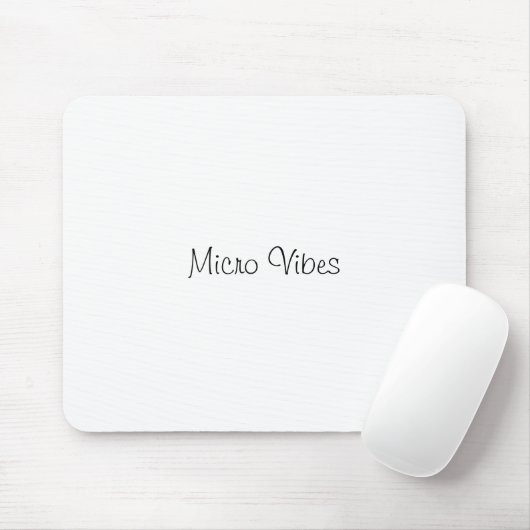 Micro-weiße Mausunterlage Mousepad (Mit Mouse)