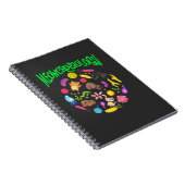 Microbiology Cat Lover Scientist Niedlich Kitten Notizblock (Rechte Seite)