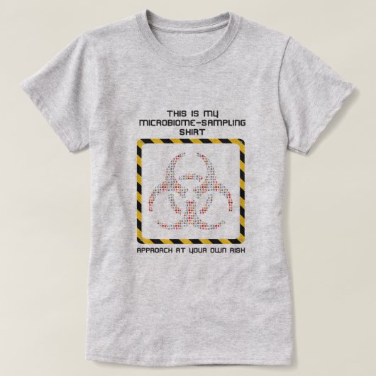Microbiome Probenahme-Shirt (Biogefährdung) - T-Shirt (Design vorne)