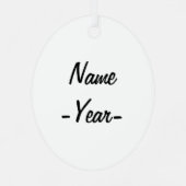 Microblader Geschenk-Strumpf mit Implimenten Ornament Aus Metall (Rückseite)