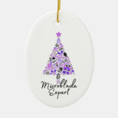 Microblader gift - Microblade Artist Weihnachten Keramik Ornament (Vorne)