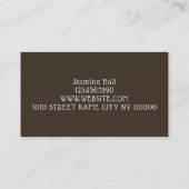 Microblading , Augenbrauen, Lashes, bleibende Make Visitenkarte (Rückseite)