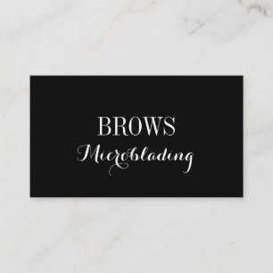 Microblading, Augenbrauen, Tattoo, Permanent Make- Visitenkarte