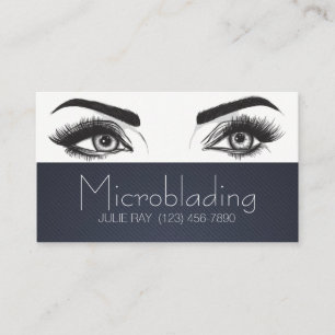 Microblading, Augenbrauen, Tattoo, Permanent Make- Visitenkarte