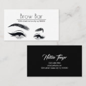 Microblading Brauen & Wimpern, Wimpernverlängerung Visitenkarte (Vorne/Hinten)