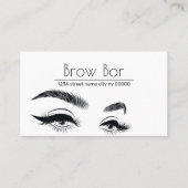 Microblading Brows & Lashes, Eyelash Extensions Bu Visitenkarte (Vorderseite)