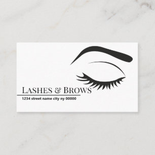 Microblading Brows & Lashes, Eyelash Extensions Visitenkarte