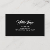 Microblading Brows & Lashes, Eyelash Extensions Visitenkarte (Rückseite)