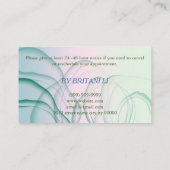 Microblading Brows Salon, Gradient Terminkarte (Rückseite)