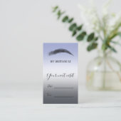 Microblading Brows Salon, Gradient Terminkarte (Stehend Vorderseite)