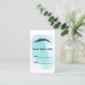 Microblading Brows Salon Terminkarte (Stehend Vorderseite)