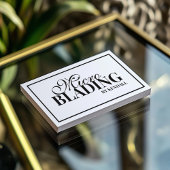 Microblading Eyebrow Permanent Makeup Black Border Visitenkarte