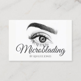 Microblading Eyebrows & Lashes Salon Visitenkarte