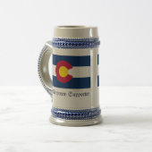 Microbrew-Anhänger Stein Bierglas (Vorderseite Links)