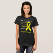 Microcephaly Awareness Yellow Ribbon Support T-Shirt (Vorne ganz)