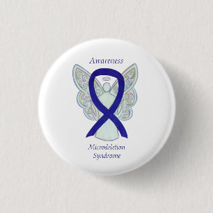 Microdeletion Syndrome Awareness Ribbon Button