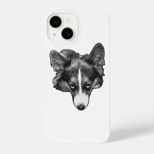 microdot bright face iPhone hülle (Rückseite)