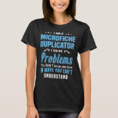 Microfiche Duplicator T-Shirt (Vorderseite)